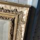 Old beveled mirror, faded castle decoration