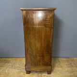 Chevet d'époque Empire en Noyer à Colonnes détachées