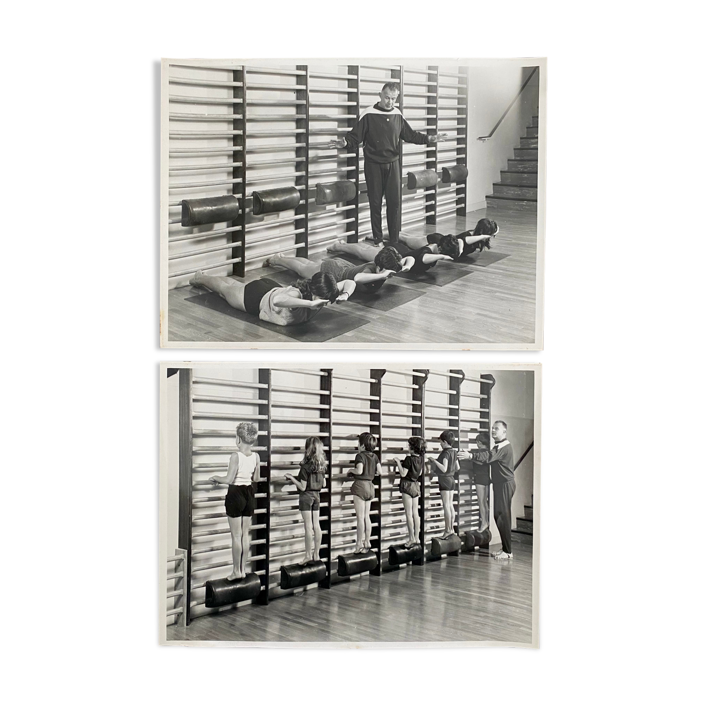 Two school photos, 70s