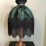 Lampe style victorien à franges