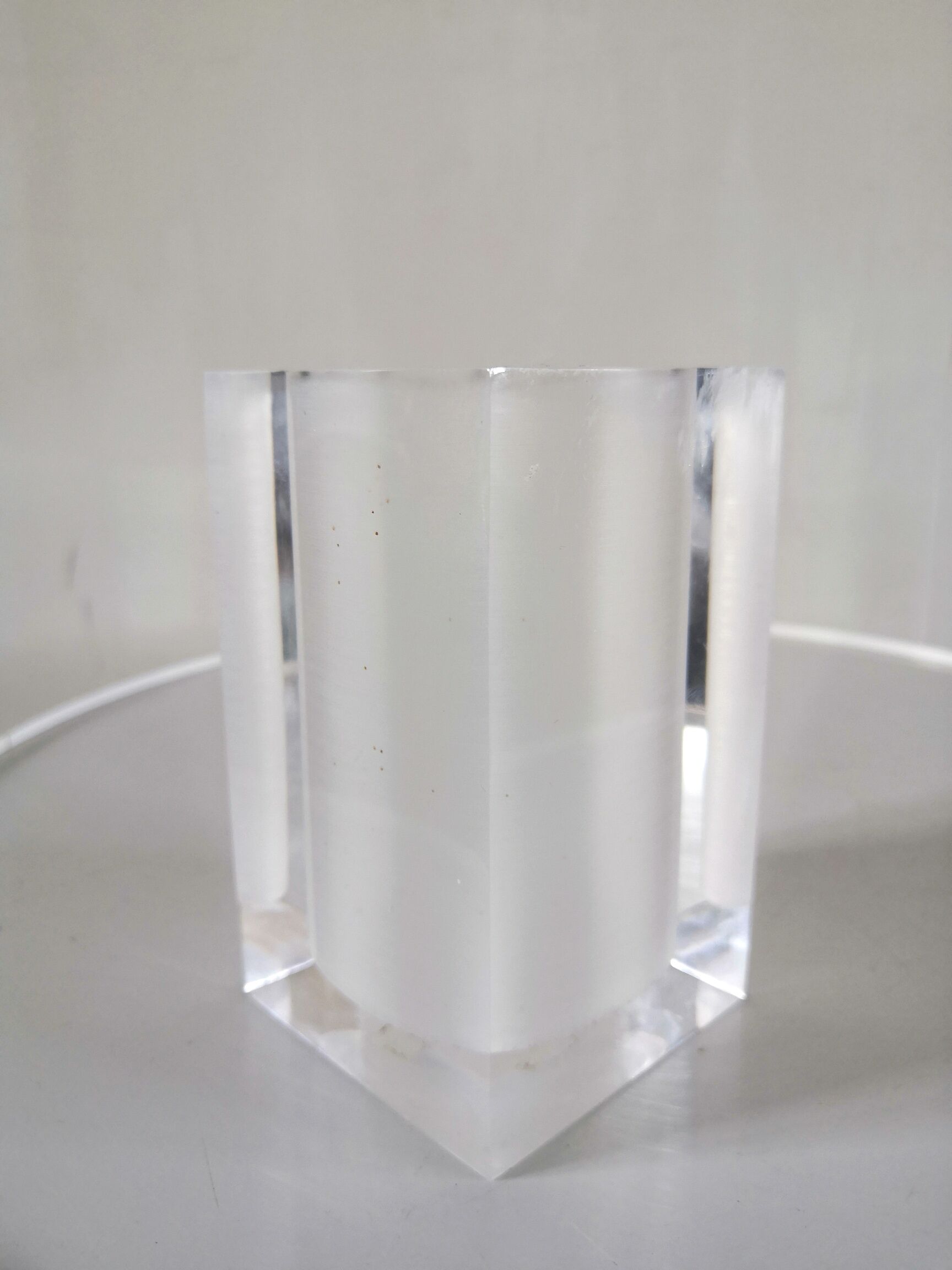 Plexiglas pencil holder design 70s