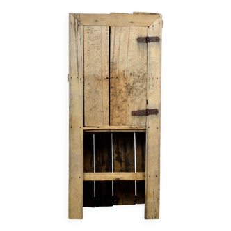 beech wabi sabi cabinet, 1850s