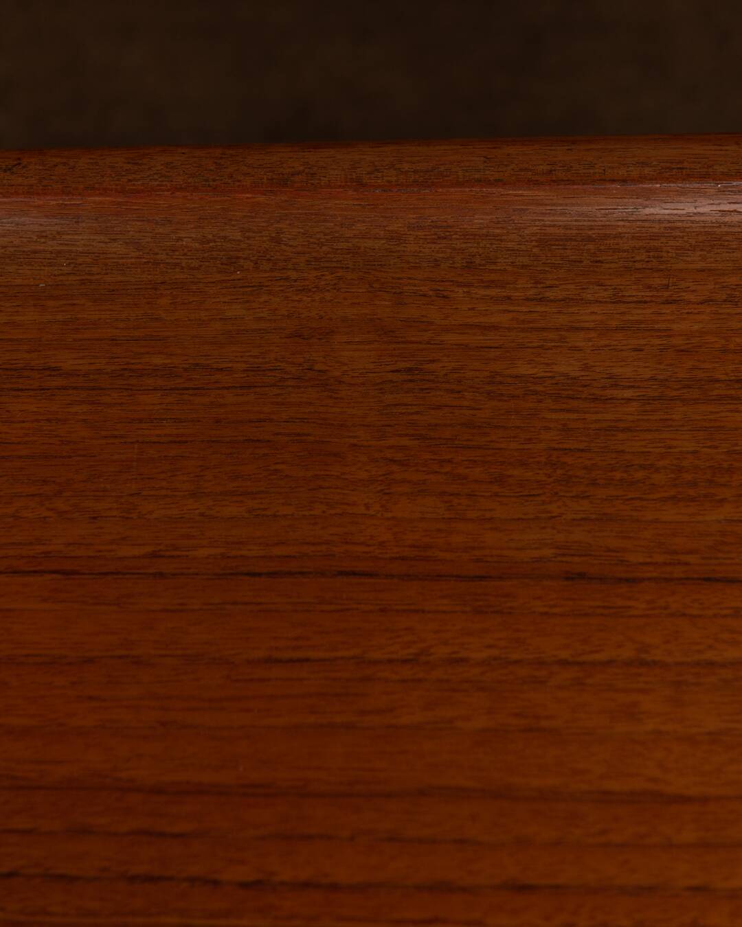 Table basse en teck danois par Grete Jalk avec cadre à lattes, années 1960.