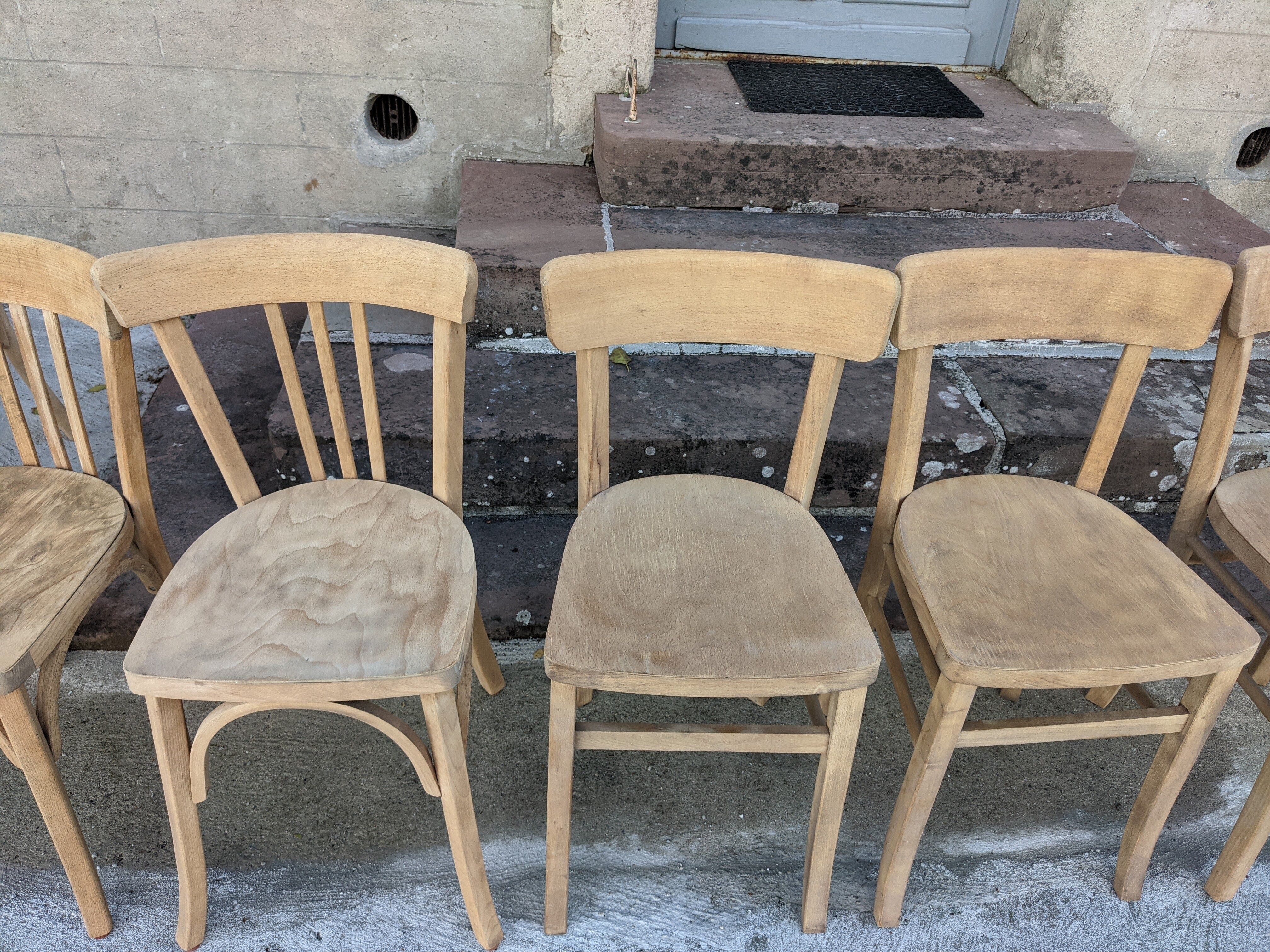 Set of bistro chairs
