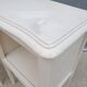 Pair of white vintage bedside tables