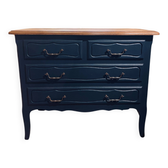 Commode ancienne patinée noir