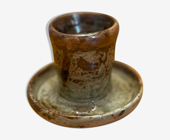 Coquetier vintage en grès