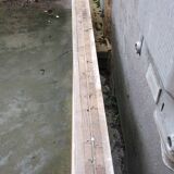 Grand cadre en bois massif composé de 5 niches en vitraux