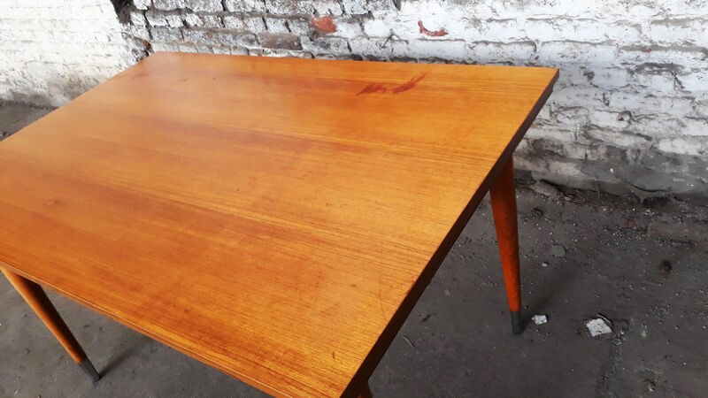 Vintage dining table with extensions