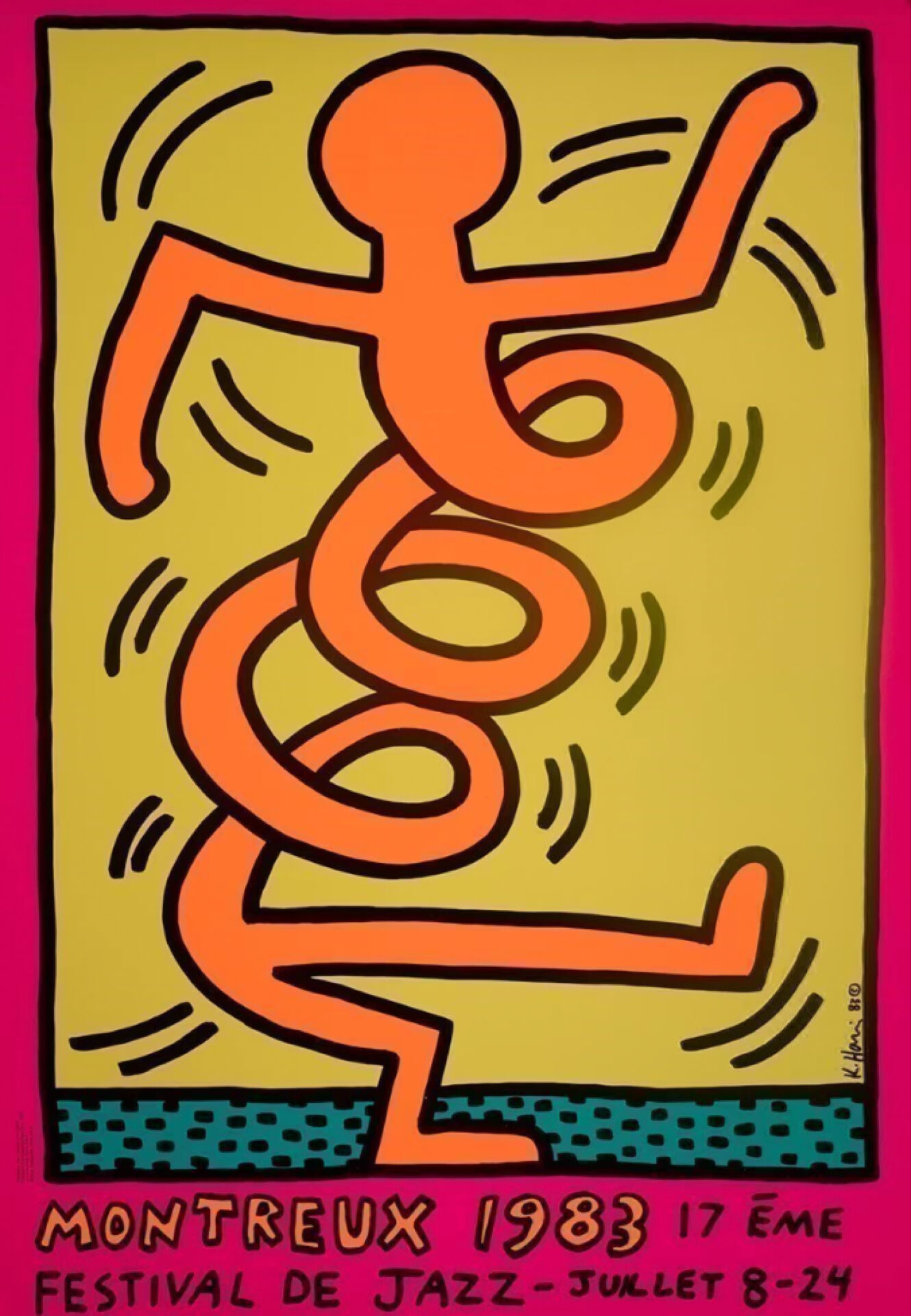 Keith Haring festival poster