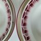4 antique deep plates Céranord St Amand and Grand Dépôt E. Bourgeois