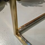 Coffee table with four nesting tables, Maison Charles, France, circa 1970.