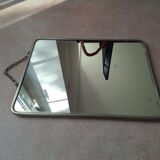 Antique barber mirror, 24x15 cm