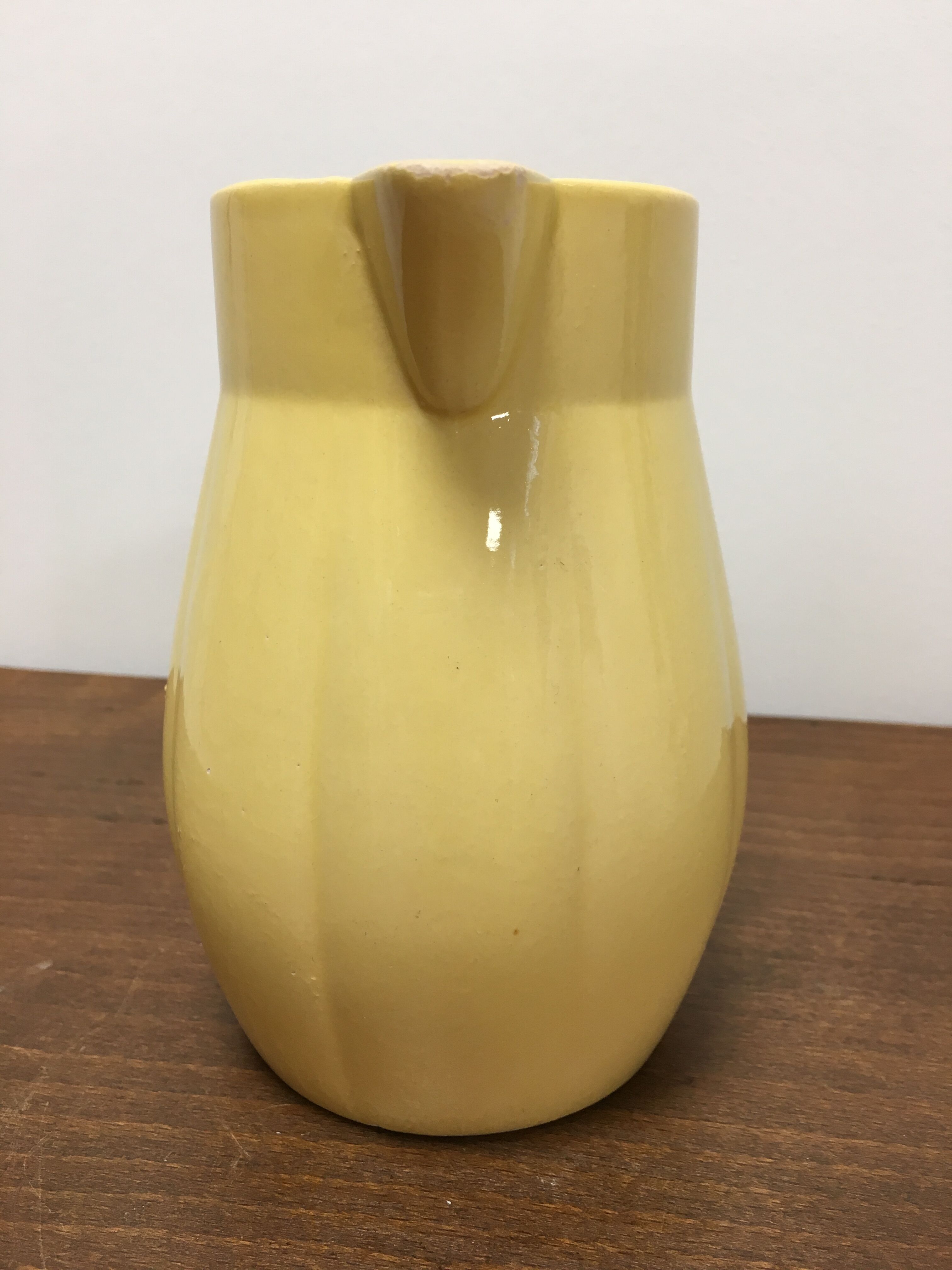Vintage yellow pitcher
