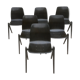 Set of 6 Dutch design and vintage chairs S22