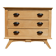 Très charmante petite commode en chêne à pieds compas style scandinave