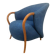 Cinna armchair, 1980 design, pop blue.