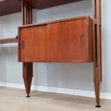 Mid century Italian design teak bookcase 1950s