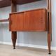 Mid century Italian design teak bookcase 1950s