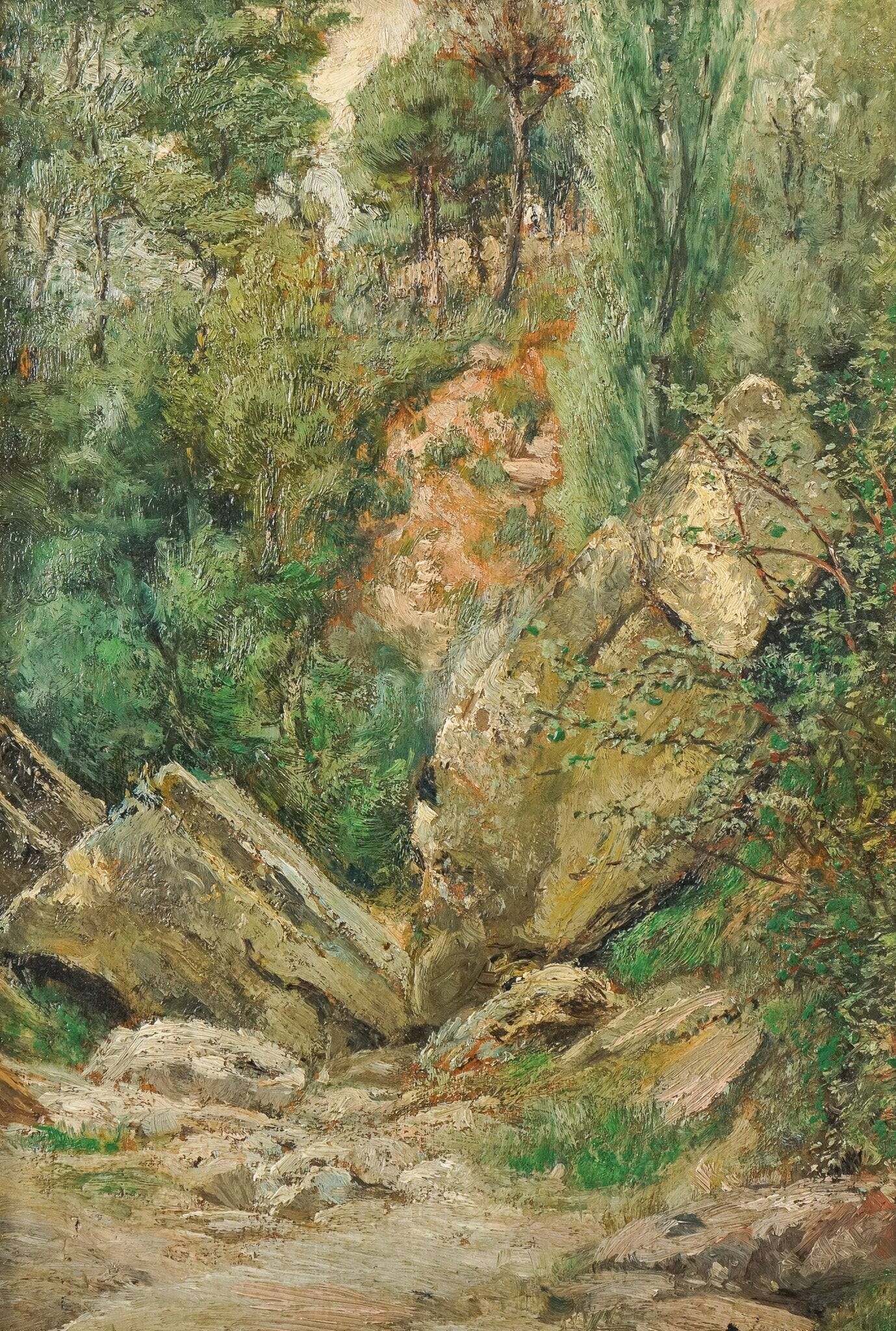 ARZAVE BARNÉS, JOAN - Treescape Oil Study