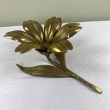 Cendrier fleur en laiton