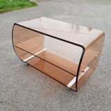 Table TV Desserte en atluglass Michel Dumas