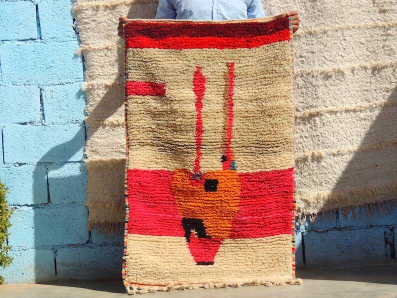 Handmade Berber rug 250cmx150cm