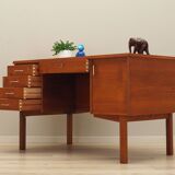 Teak desk, Danish design, 1970s, production: Denmark