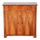 Biedermeier Cabinet in Walnut, Czech, 1840s