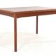 Table à manger rectangulaire extensible en teck de Henning Kjaernulf pour Vejle