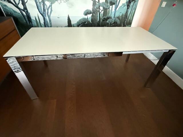 Calligaris extendable table Baron model in ceramic