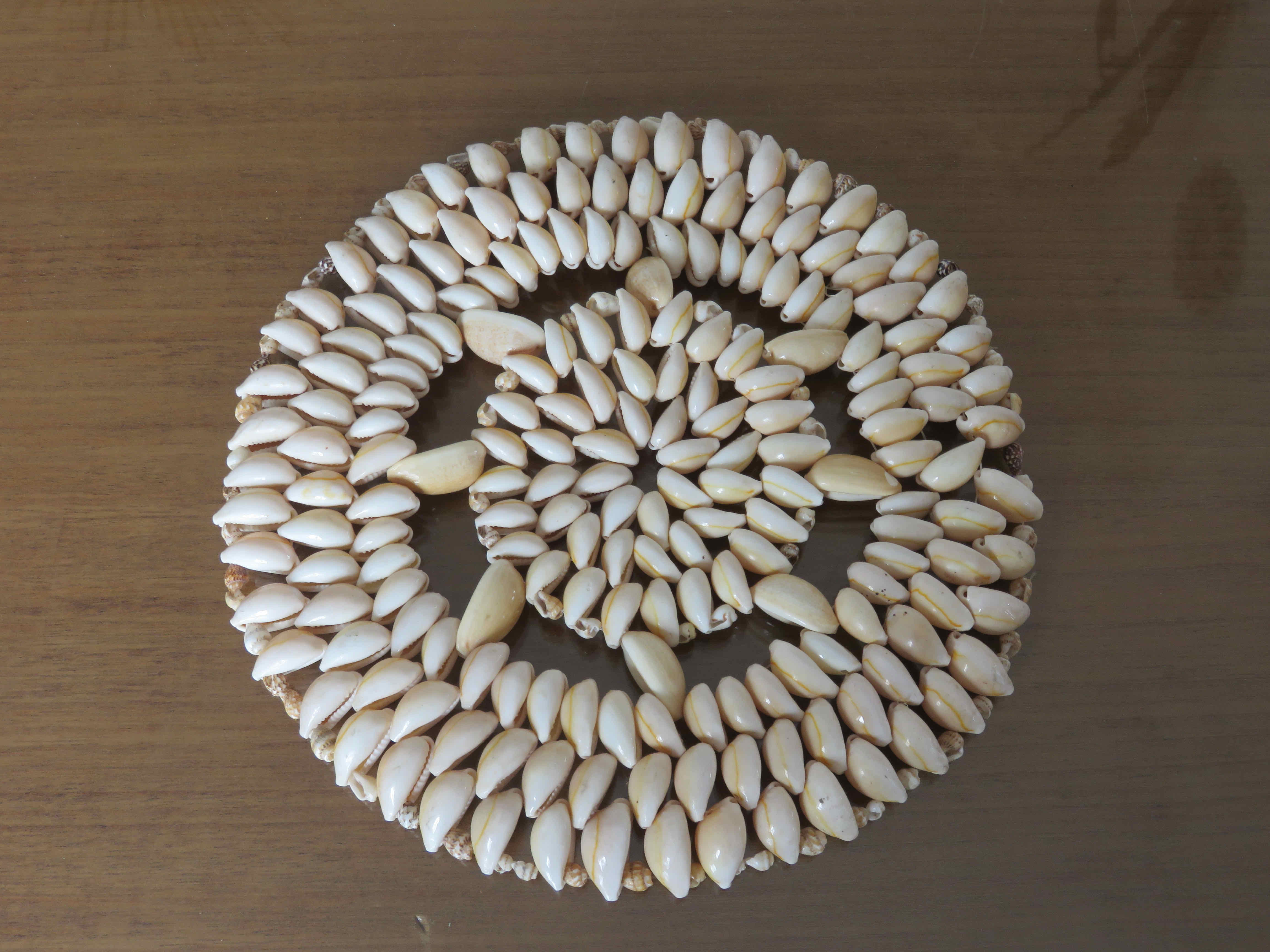 Pair of shell dishes underside 70s