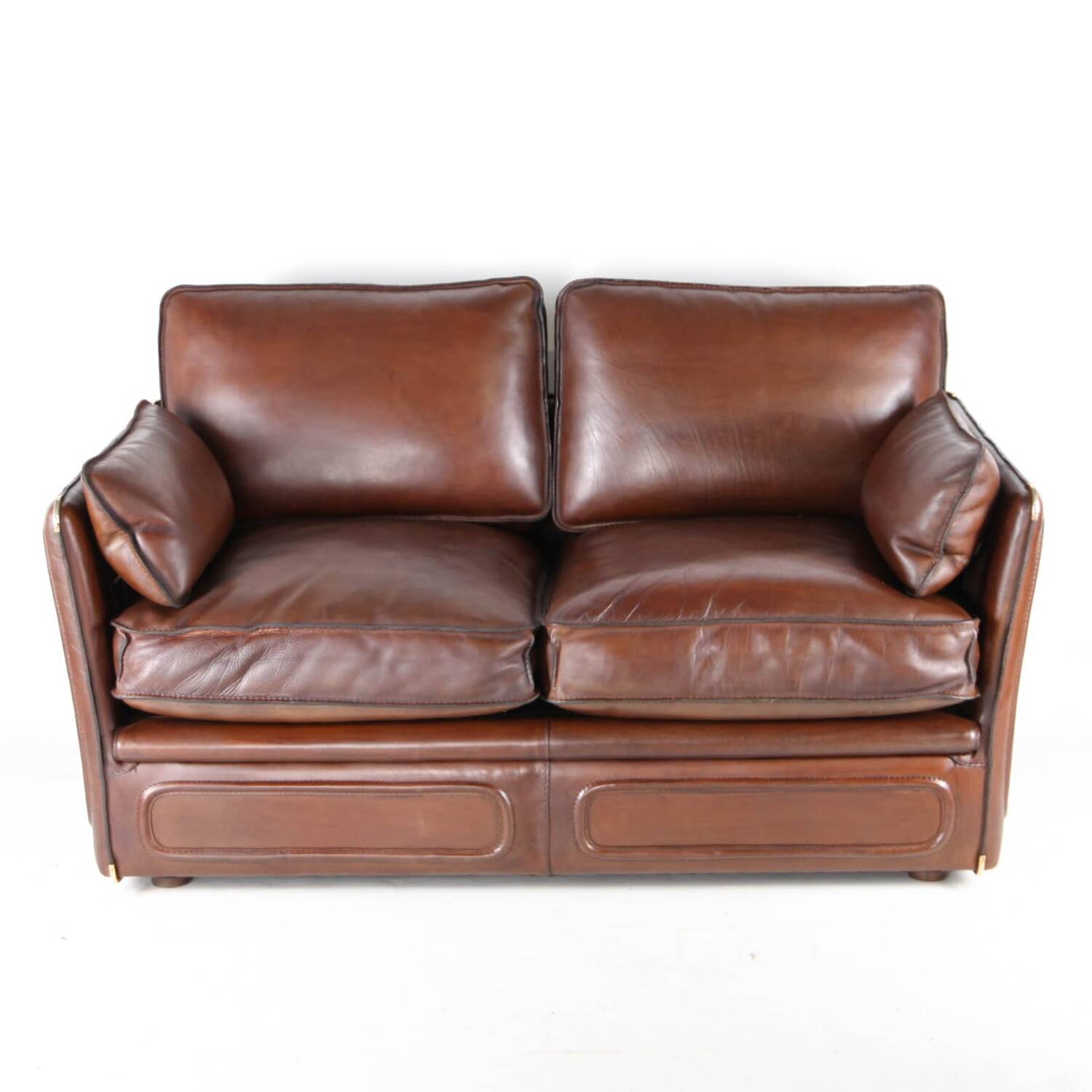 Paire de canapés cuir Roche Bobois