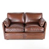 Paire de canapés cuir Roche Bobois