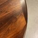 Danish round palisander dining table 1960s