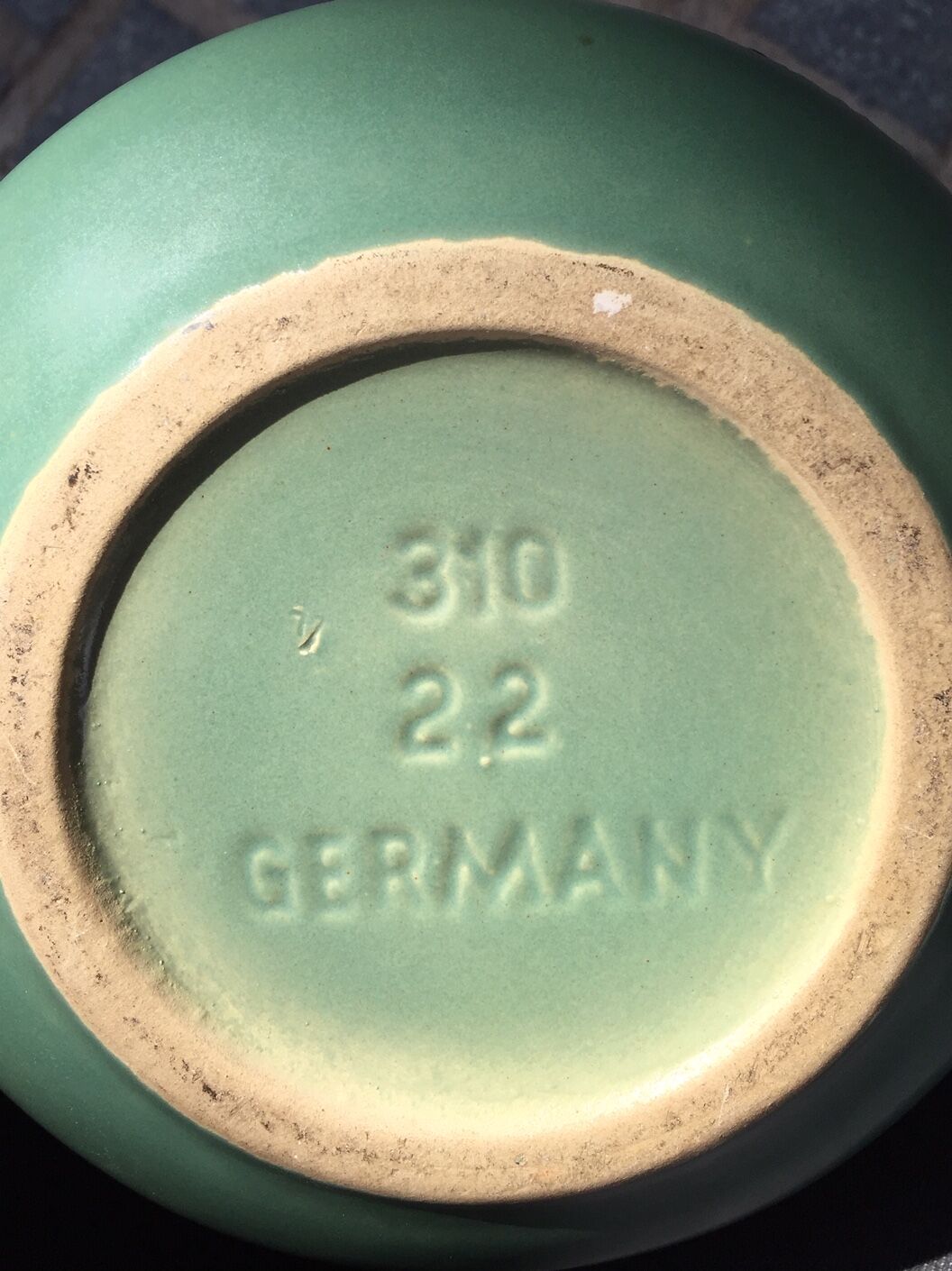 Original German vase from the 1960s