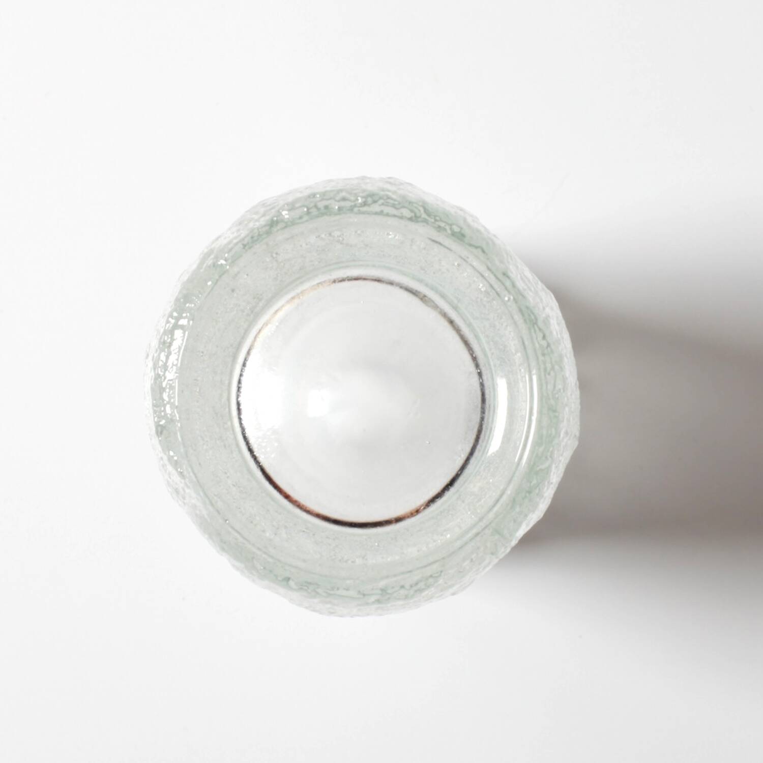 Mid-Century Modern Pressed Glass Vase: Pavel Panek Design, Rudolfova Hut