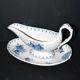 Sarreguemines U&C Flore sauce boat in earthenware with blue flowers