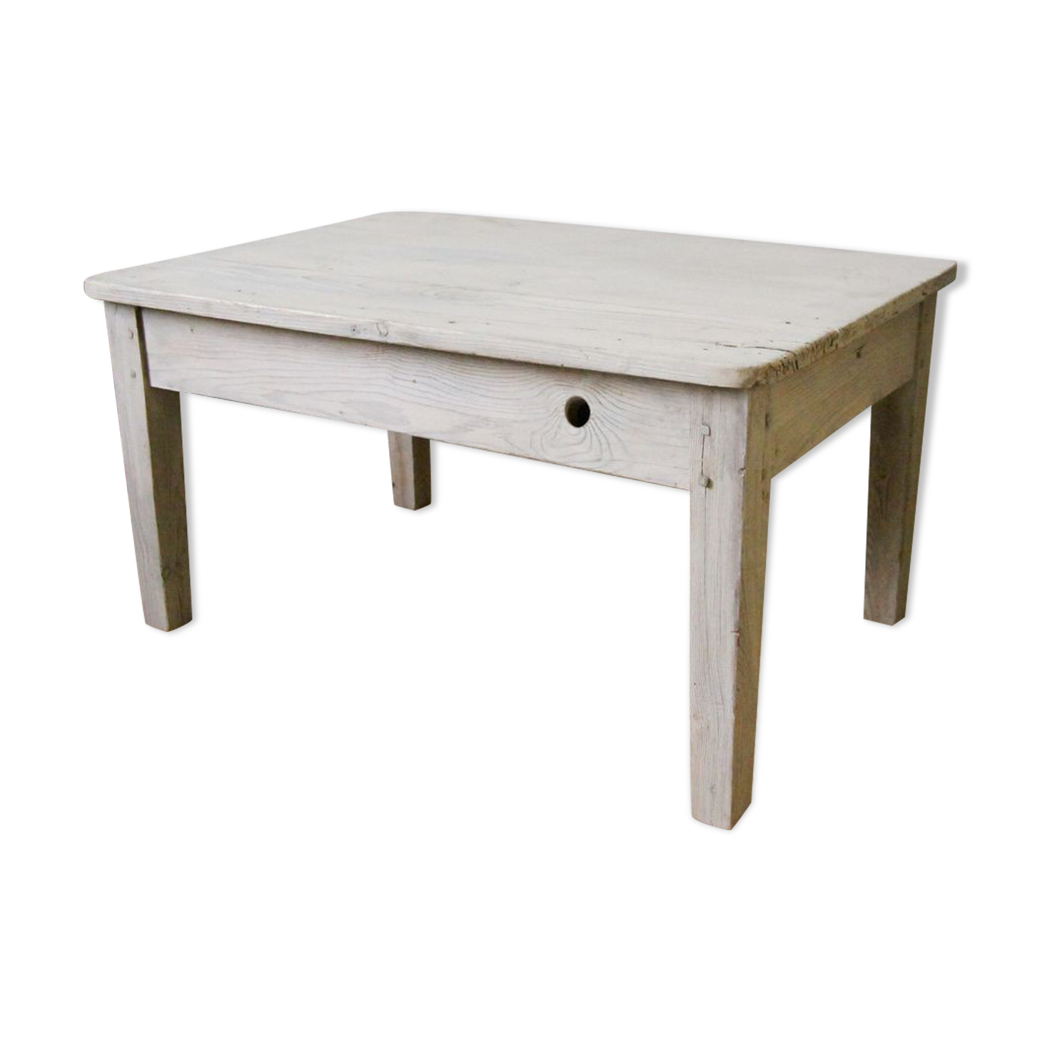 White lacquered coffee table