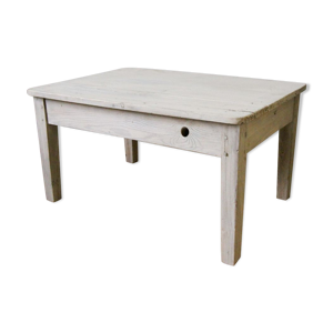 table basse lasurée