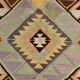 Yellow & Brown Turkish Kilim Rug, 172x284Cm