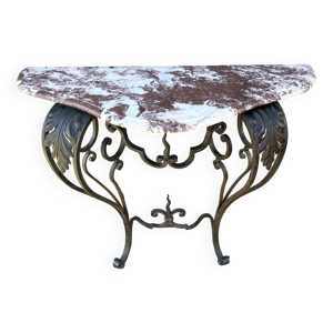 Console en fer forgé