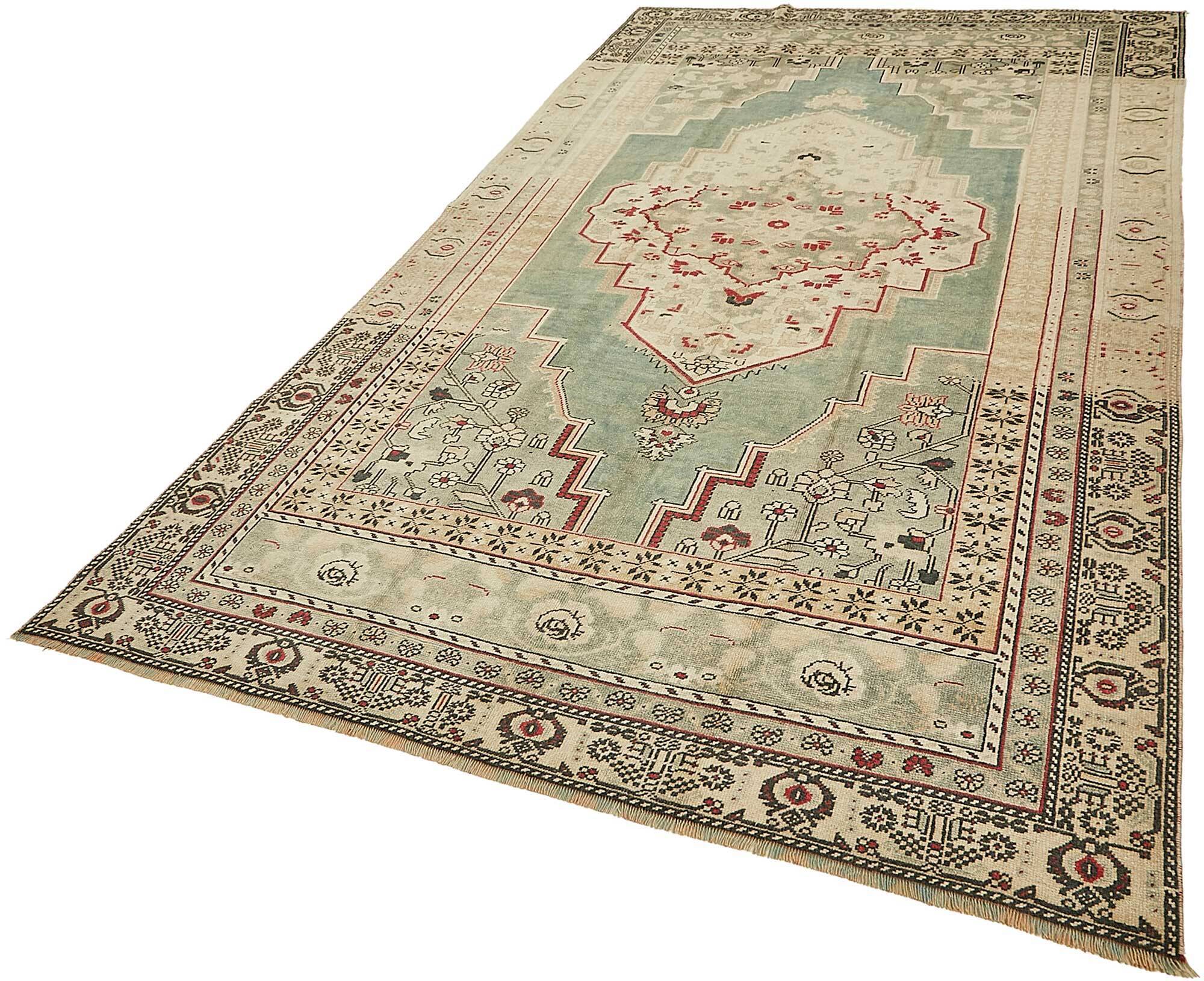 Turkish Vintage Anatolian Rug 172 cm x 317 cm