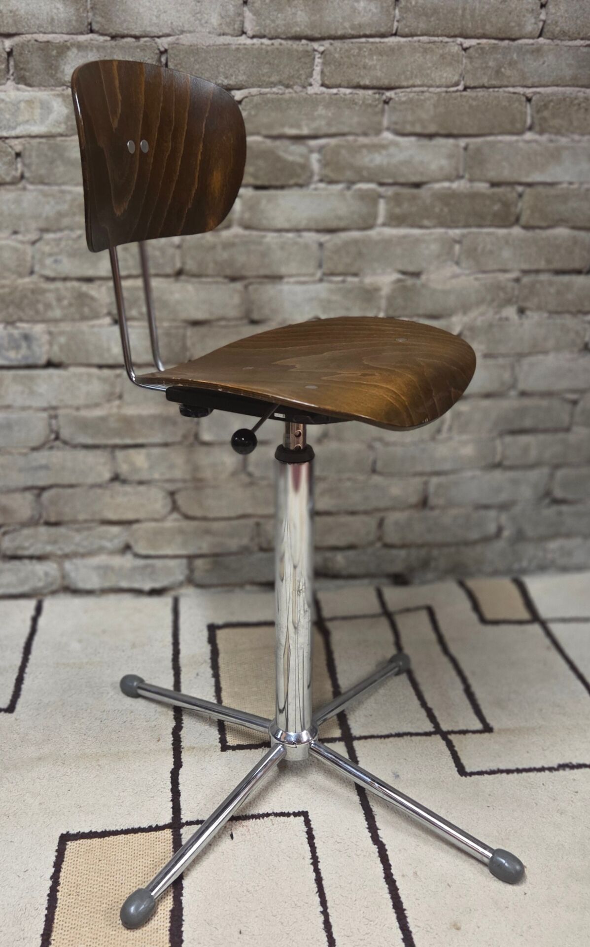 Tabouret SE 68 Egon Eiermann W-S Original-Modell, années 70