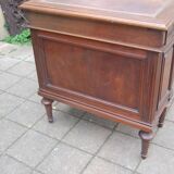 Napoleon III chest of drawers desk in walnut from the 19th century