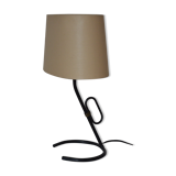 Lacquered metal bedside lamp