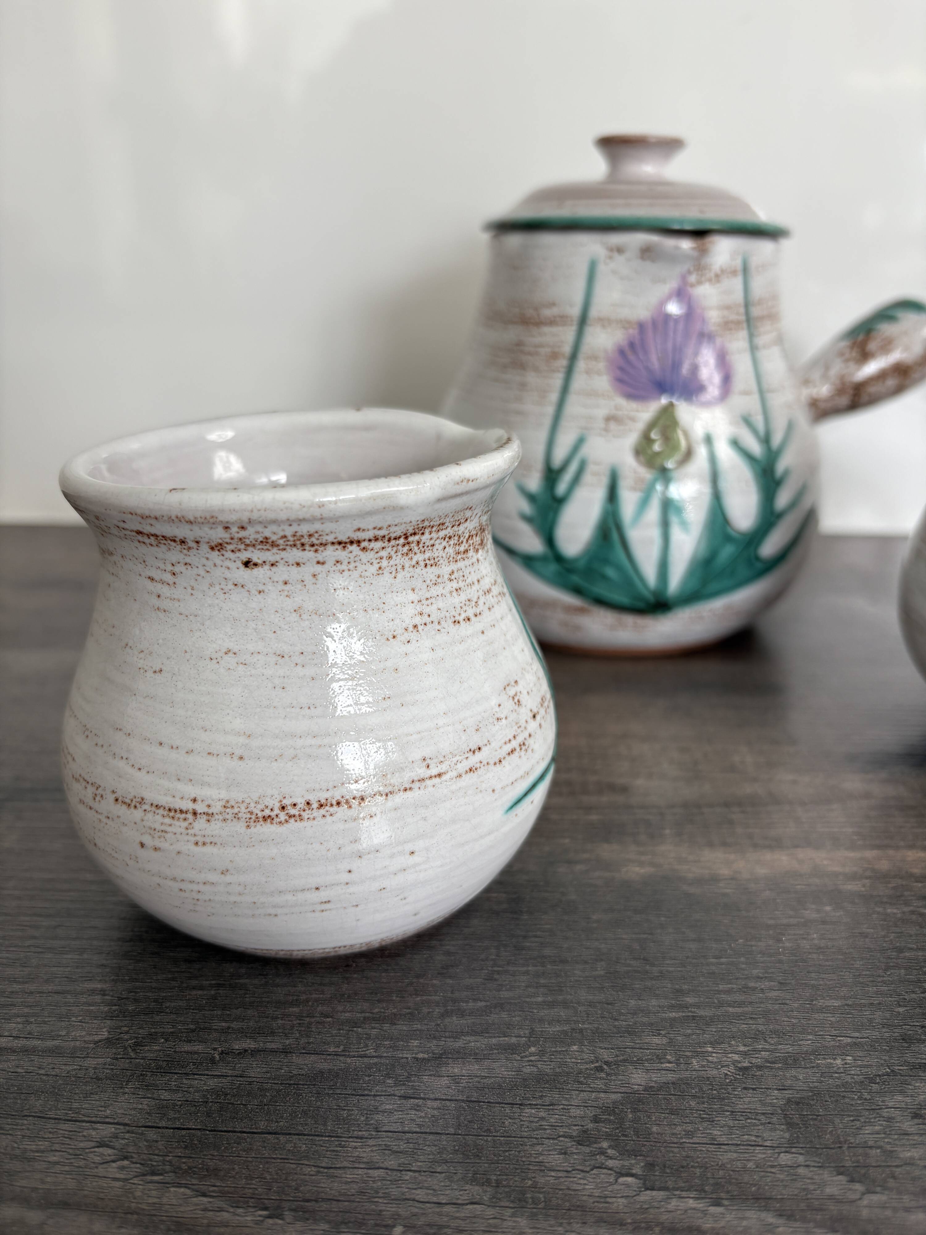 Three Vintage Thistle Pitchers – Daniel Étienne