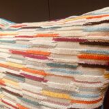 Coussin velours jacquard 40x40cm