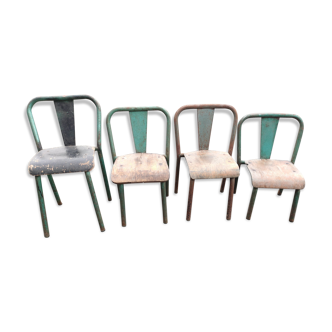 Set de 4 chaises d enfants Tolix