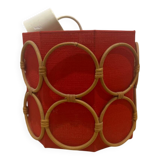 Vintage rattan pendant light